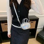 Ladies trendy mini handbag with striking pearl applications Nord bags