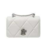Ladies elegant mini handbag with striking quilted pattern