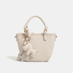 Women’s Mini-Handbag with Playful Animal Pendant