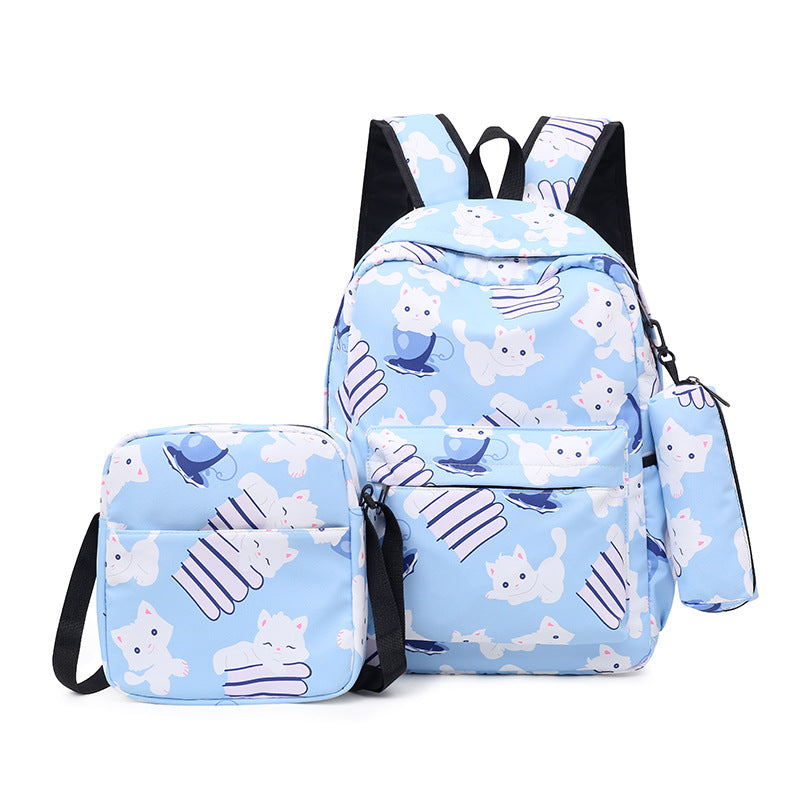 Playful backpack with matching accessories