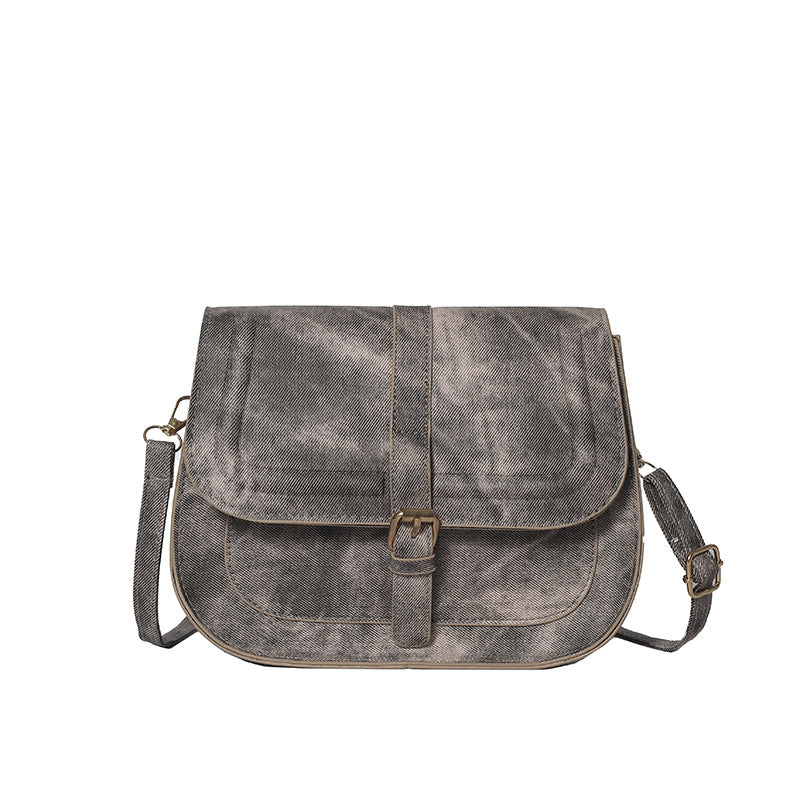 Vintage-Inspired Crossbody Satchel