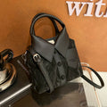 Mini Handbag in Elegant Shirt Design