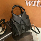 Mini Handbag in Elegant Shirt Design