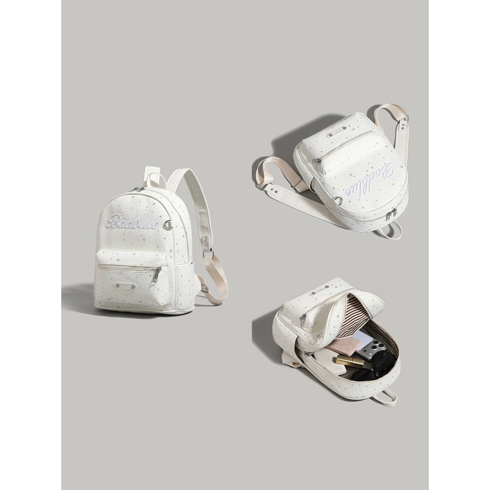 Star-Embellished Mini Backpack