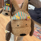 Backpack in playful animal design with ergonomic shoulder straps