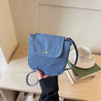 Vintage Denim Crossbody Bag