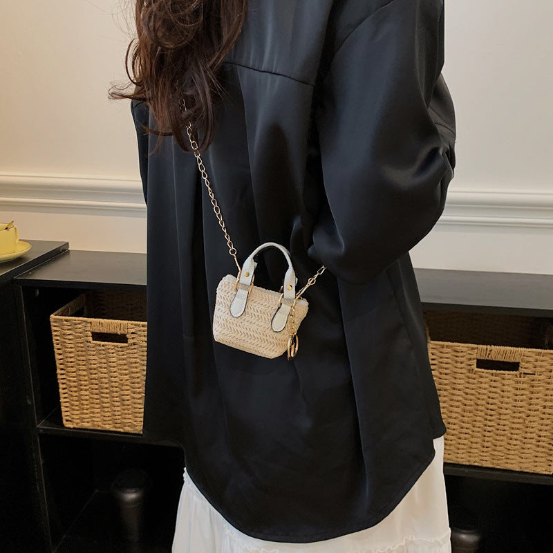 Ladies Mini Handbag with elaborate structured design