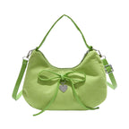 mini handbag with elegant bow design