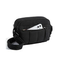Practical shoulder bag with multiple compartments