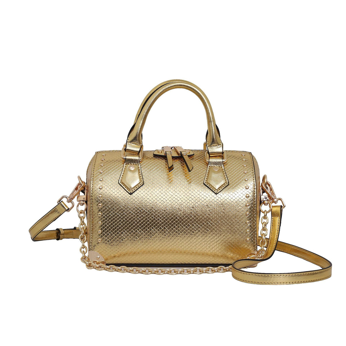 fashionable mini handbag with elegant chain strap