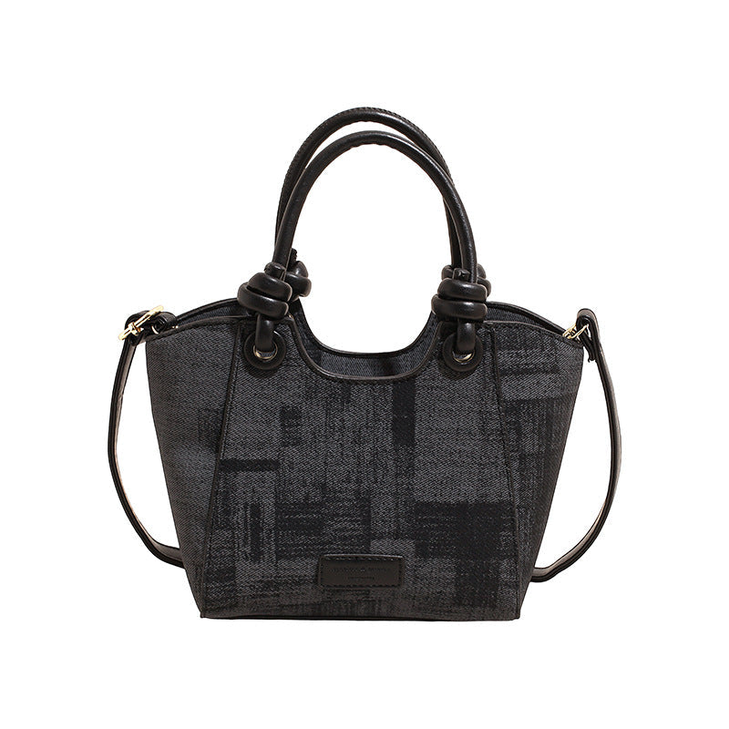 Women Mini-Handbag with Fashionable Star Keychain