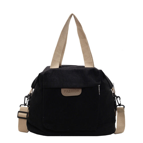 Corduroy Casual Shoulder Tote Bag