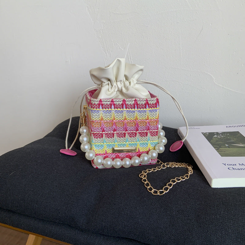 Charming Mini Drawstring Shoulder Bag