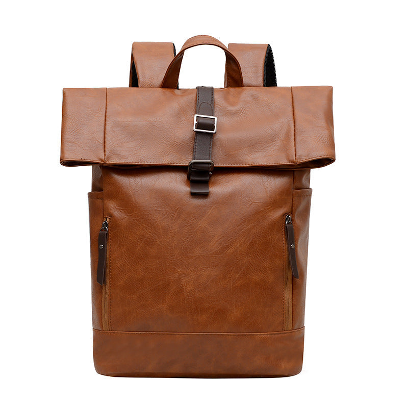 Vintage Style Leather Backpack