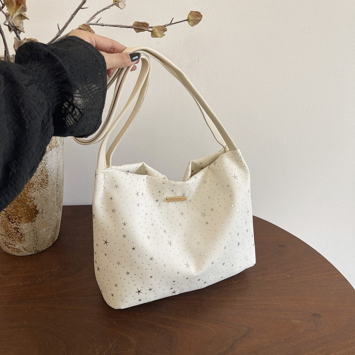Stellar Patterned Shoulder Bag